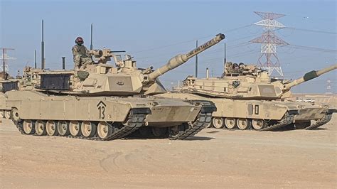 Us Army M1a2 Tanks Participate In The Iron Union 14 Exercise At The