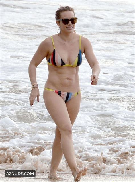 Hilary Duff In A Bikini At A Beach In Maui Aznude