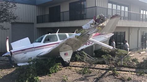 Small Plane Crashes In Modesto Without Ever Leaving Ground Abc7 San