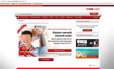 3 rd party transfers (within cimb, other bank, duitnow)* 2: eyzamiel