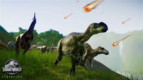 Hadrosaurs Dinosaur Stampede Meteor Crash Jurassic World Evolution