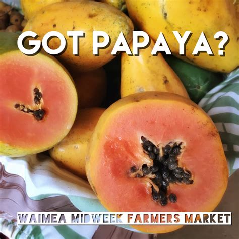Waimea Midweek Farmers Market on Wednesday and the Kamuela Farmers