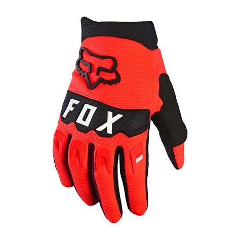 Fox Racing Youth Dirtpaw Glove Flo Red 2023