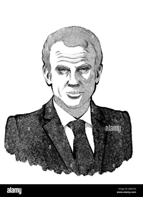 Emmanuel Macron Portrait Black And White Stock Photos And Images Alamy