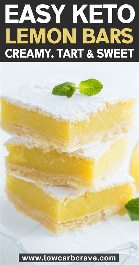 Pin here for later and follow my boards for more recipe ideas. The best low carb keto lemon bars recipe made with almond ...