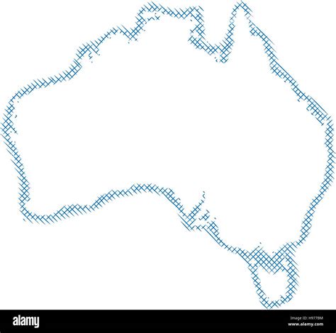 Map Of Australia Stock Vector Image And Art Alamy