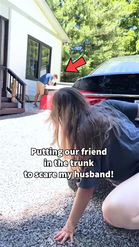 Wife Puts Girlfriend In The Trunk To Scare Her Husband Firework