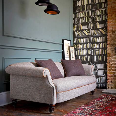 Harris Tweed Bowmore Grand Sofa Sofa Tetrad Sofa Living Room