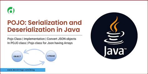 POJO Serialization And Deserialization In Java Devstringx