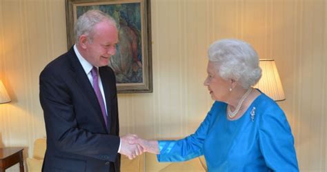 A Very Nice Meeting Martin Mcguinness Had A Private Audience With
