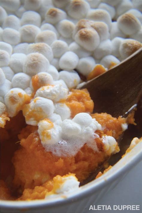 Sweet Potato Soufflé With Marshmallows Aletia Dupree Recipe Sweet