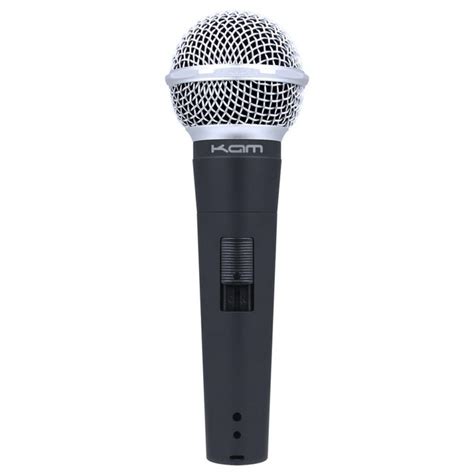 Kam Dynamic Vocal Microphone With Xlr Cable And Case Ees Music