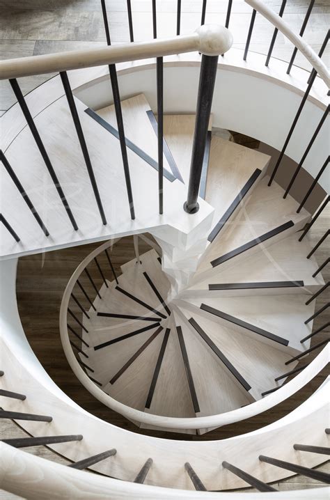 Stacked Spiral Staircase | Bespoke Spiral Stairs| Bisca