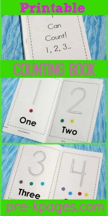 Printable Counting Book Math Activities Preschool Numbers Preschool Kindergarten Math