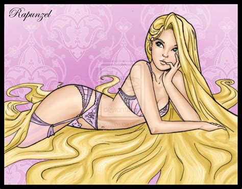 Rapunzel Disney Princesses In Lingerie Art Popsugar Love Sex Photo