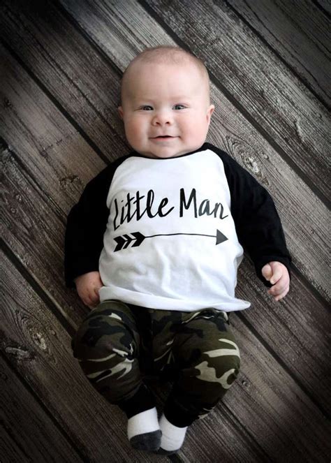 Baby Boy Clothes Little Man Raglan For Kids Bump And Beyond Designs