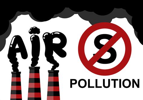Stop Pollution Air Background Vector 151387 Vector Art At Vecteezy