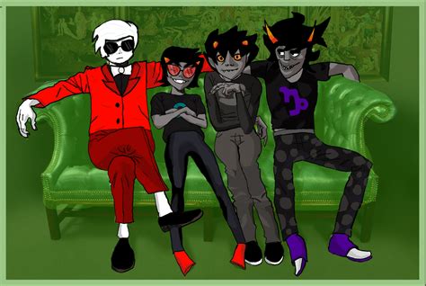 I redrew more Gorillaz art to be Homestuck-ified! Sorry for the shitty ...