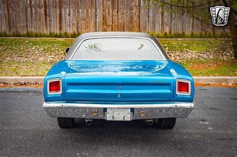 B5 Blue 1969 Plymouth Road Runner Coupe 383 Cid V8 4 Speed Manual