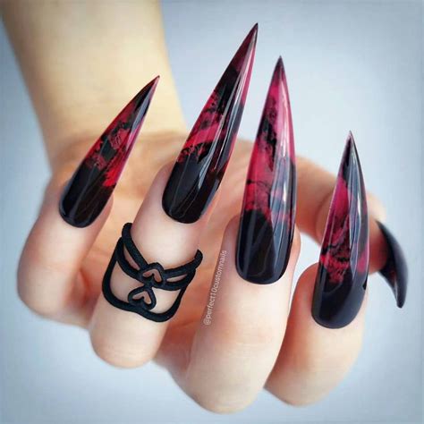 Nail Stylist Luxe Press Ons On Instagram Goth Nails Gothic Nails Witch Nails