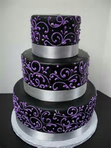 Image result for Awesome cake Purplee Black