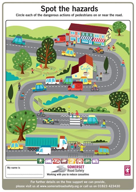 Key Stage 1 And 2 Activity Sheets Road Safety Games Road Safety