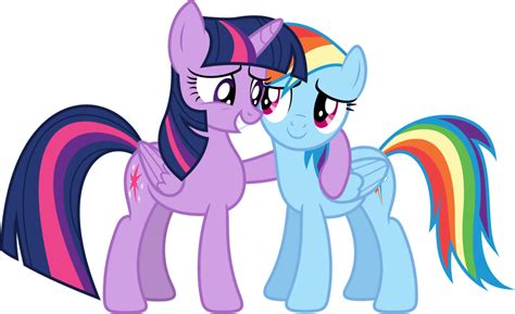 Rainbow Dash And Twilight Sparkle My Little Pony Friendship Is Magic