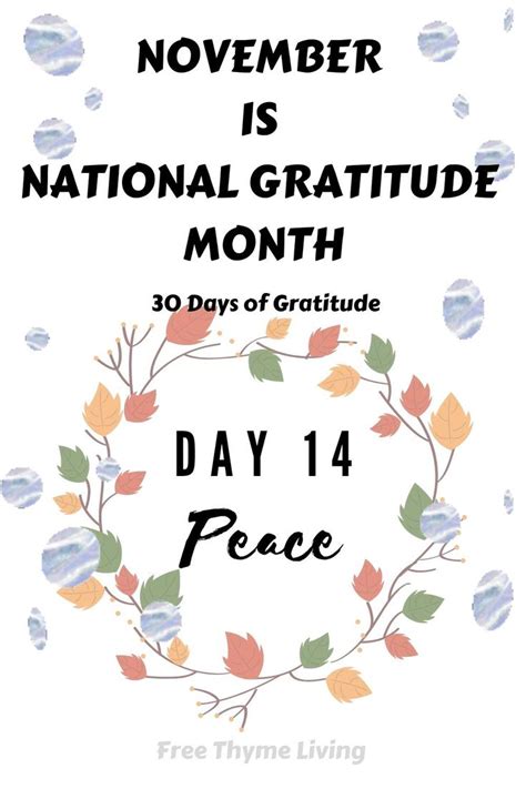 November Is National Gratitude Month Video Think Positive Quotes