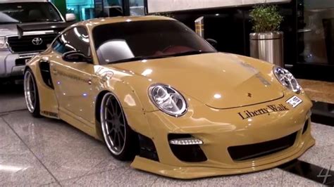 Wide And Low Porsche 911 Liberty Walk Start Up Youtube