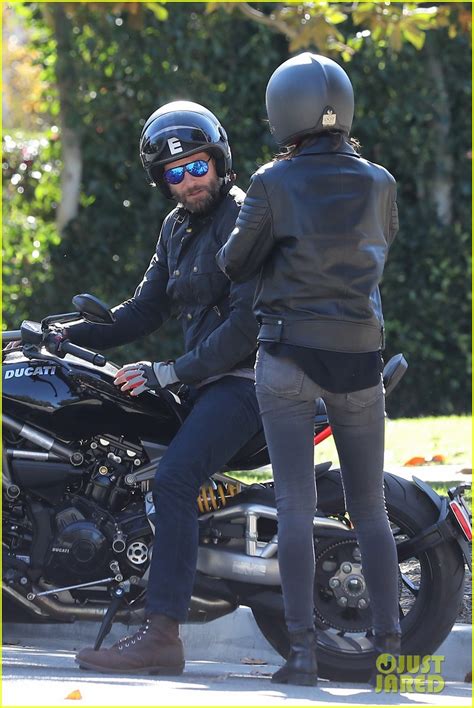 Bradley Cooper Goes For Motorcycle Ride With Irina Shayk Photo