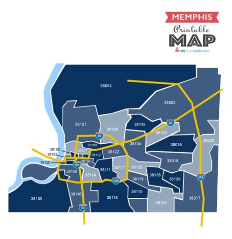 Memphis Zip Code Map Map Of The United States