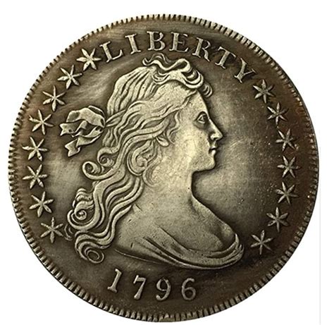Rare 1796 Liberty Draped Bust Dollar American Us United States Silver