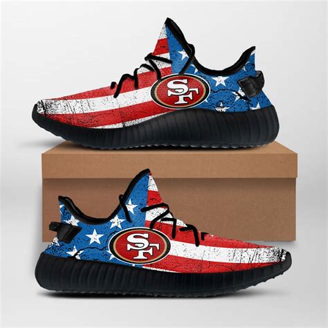 Buy San Francisco 49ers Nfl Custom Yeezy Shoes Sneakers Custom Yeezy