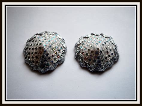 Burlesque Style Bridal Pasties In Silver Sparkles And Easy Spin Etsy