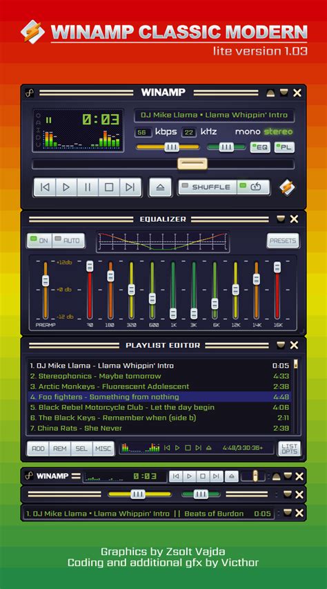 Winamp Classic Modern By Victhor Winamp And Shoutcast Forums