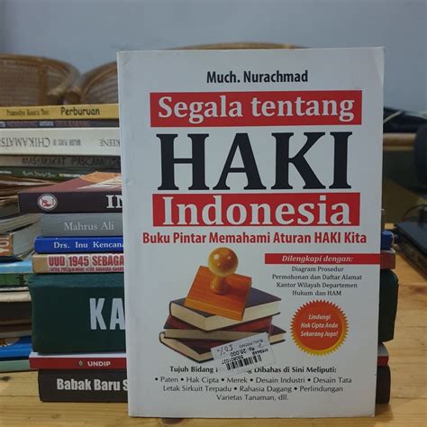 Jual Segala Tentang Haki Indonesia Much Nurachmad Buku Original Shopee Indonesia