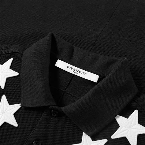 Givenchy Stars Polo Black And White End