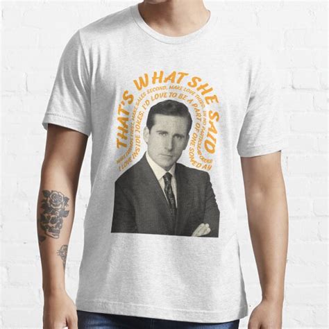 Thats What She Said Michael Scott T Shirt For Sale By Brilaz