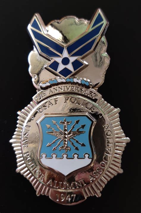75th Anniversary Usaf Police Badge