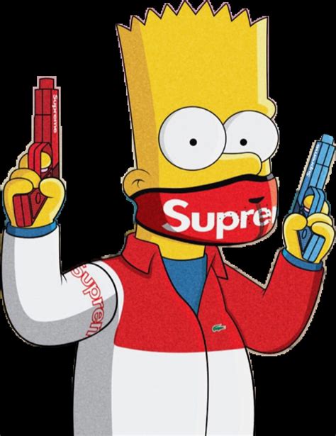Supreme Bart Simpson Wallpapers Broken Panda