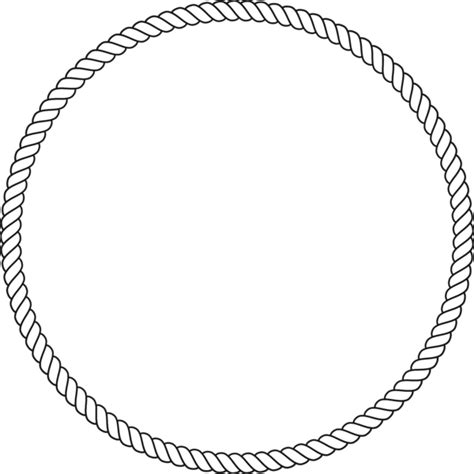 Rope Circle Vector At Collection Of Rope Circle