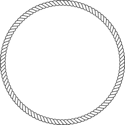 Rope Style Circle Border (PSD) | Official PSDs Rope border png collections download alot of images for rope border download free with high quality for designers.