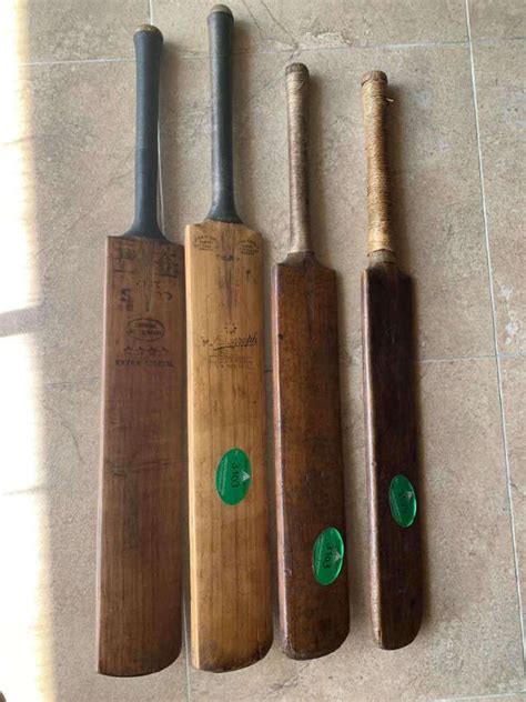 Antique Cricket Bats Sporting Equipment Pattaya East Sukhumvit