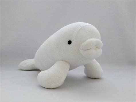 Beluga Whale Plush Toy Whale Plushie Stuffed Animal Stuffed Etsy