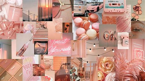 Collage Ideas Peach Collage Aesthetic Reading Aesthetic Hd Phone