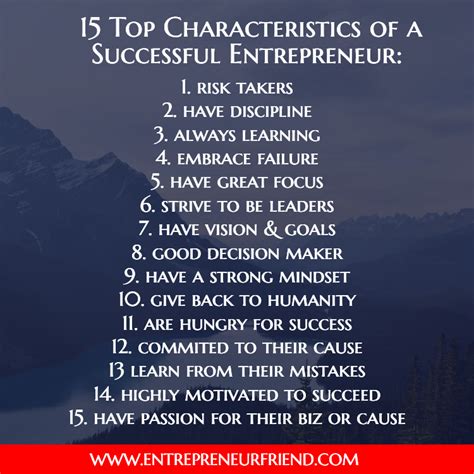 17 Top Characteristics Of A Successful Entrepreneur