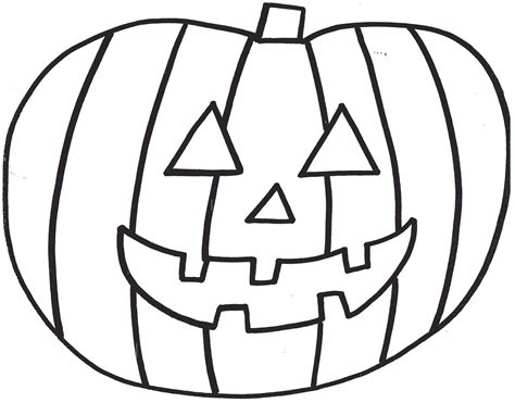 Printable Halloween Pumpkin Coloring Pages At Free