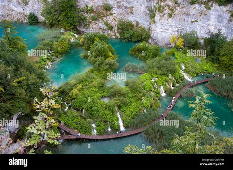 Nationalpark Plitvicer Seen Lika Senj County Kroatien Plitvicka