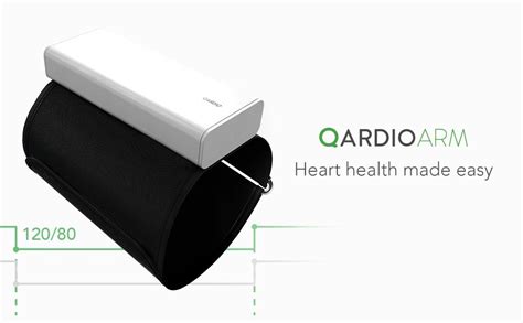 Qardio Arm Smart Wireless Blood Pressure Monitor Arctic White