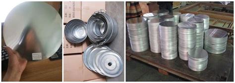 Customize Silver Aluminium Flat Round Metal Disks For Aluminum Can